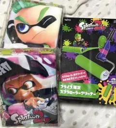 【4点セット】スプラトゥーン2 スプラローラークリーナー+バスタオル