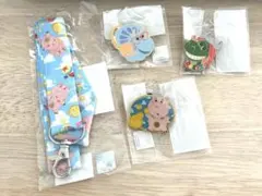上海ディズニー　トイストーリー　ピンバッジ　ストラップ　4点セット