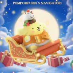 【ポムポムプリン】サンリオ 冬のそりチーム 海外限定フィギュア クリスマス