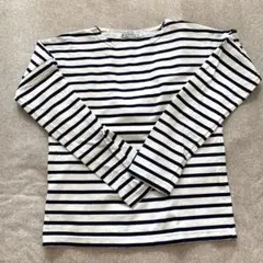 ルミノア フランス製 ボーダーT 長袖 M バスクシャツ 綿100%