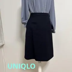 UNIQLO 膝丈 フレアスカート