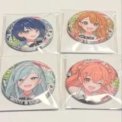 MORE MORE JUMP !メロパレ 缶バッジ 桃井愛莉、花里みのりトレカ