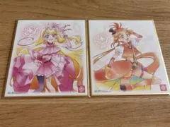 プリキュア　色紙　キュアバタフライ、ウイングセット