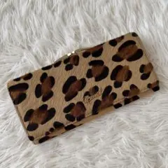 Coach Coin Case Kiss Lock Leopard - メルカリ