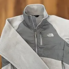 ノースフェイス/デナリ ジャケット ボア フリース グレー刺繍ロゴ