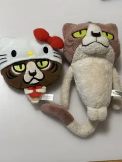 なめこ栽培キット　ねこなめこぬいぐるみ マスコット 2点セットのサムネイル