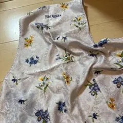 桂由美　エプロン　ラベンダー　花柄のサムネイル