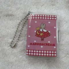 マロンクリーム「プロフィール帳」　豆ガシャ本