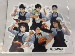 も*ー様 ハイキュー 大戸屋　描き下ろしダイカットビジュアルボード　集合