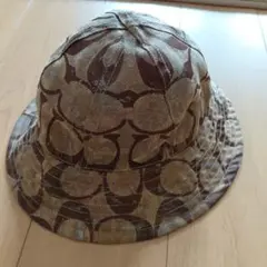 COACH シグネチャー バケットハット ブラウンのサムネイル