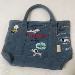 ROOTOTE ピーナッツ スヌーピー デニム トートバッグ