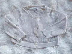 baby GAP ホワイト カーディガン 12-18ヶ月