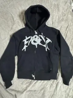 【Sサイズ】punkandyo ブラック　ジップパーカー