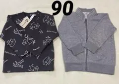 長袖　トップス　トレーナー　パーカー　上着　まとめ売り　90