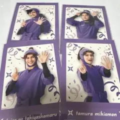 ミュージカル忍たま乱太郎 15弾 学園祭 ぱしゃこれ 4年生 忍ミュ 4枚セット