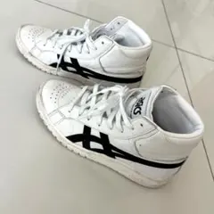 asics ハイカットスニーカー ホワイト ブラック