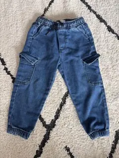 ZARA カーゴパンツ 3-4歳 デニムブルー