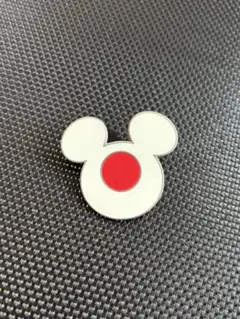 ミッキー型 国旗ピンバッジ「日本」 フロリダディズニーワールド