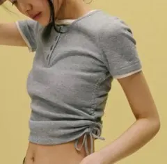ZARA ヘンリーネック レイヤードシャツ(タグ付き)