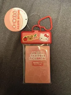 サンリオ　わくわくサンリオカプセルトイ部　ミニクリアポーチ　ハローキティ
