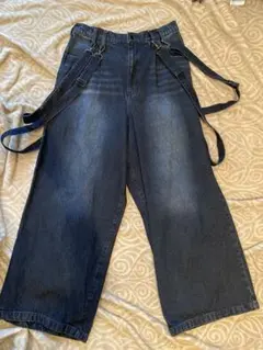 Four suspenders denim