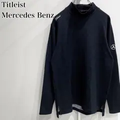 Titleist Mercedes Benz ハイネック　ゴルフネイビー