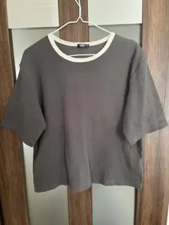 SUREVE リンガーTシャツ 半袖 グレー 3L