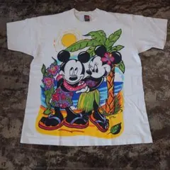 ディズニー ミッキー＆ミニー 90s Tシャツ USA製 MICKEY 4510