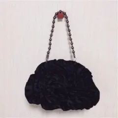 グレースコンチネンタル ベルベット ローズ クラッチ バッグ
