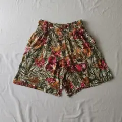 古着　バナナリパブリック　レーヨンショーツ　ショートパンツ　総柄　80s　旧タグのサムネイル