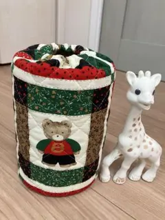 ミルク缶カバーハンドメイドポットん落とし