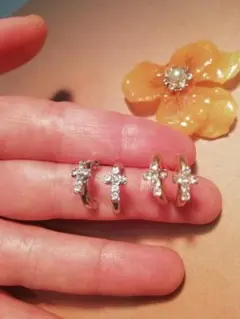 ステンレスフープ ピアス