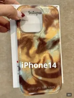 iPhoneスマホケース　iPhone14対応　レトロカバー