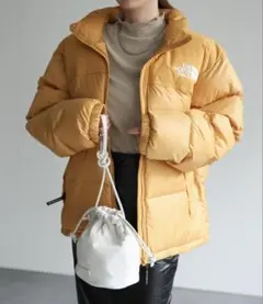 THE NORTH FACE ダウンジャケット ヌプシ イエロー