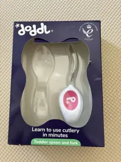 ドードル　doddl ベビー　離乳食　フォーク　トレーニング用　ピンクのサムネイル