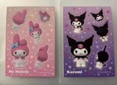 【2枚セット】サンリオキャラクターズ　ブラインドシール