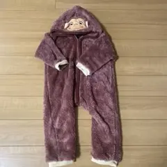 ジョージ フード付きロンパース 90cm