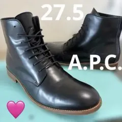 美品　A.P.C. レザー　レースアップ　ブーツ　 定価50,000円のサムネイル