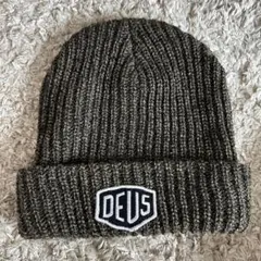 DEUS ニット帽 オリーブグリーン