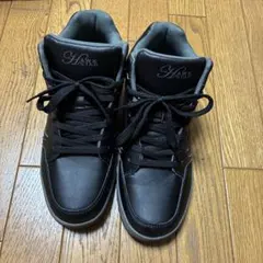 Hawk ブラック ハイカットスニーカー