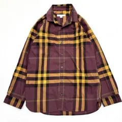 バーバリー　チルドレン　150㎝　ノバチェック　長袖　シャツ　ブラウス