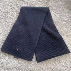 Tommy Hilfiger ダークグレー マフラー OS