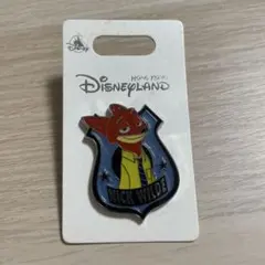 【新品、未使用】香港ディズニーランド ニックワイルド ピンバッジ ズートピア
