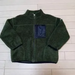 LOGOSDAYSオリーブグリーン フリースジャケット