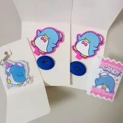 はぴだんぶい　タキシードサム　アクリルチャーム・ラバースタンド・アクリルクリップ