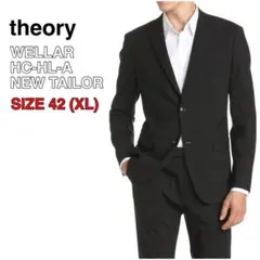 美品 Theory セオリー WELLAR 2B テーラードジャケット 黒 42