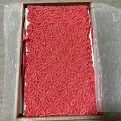 目立った傷や汚れなし　濃いピンク　朱色の帯揚げ