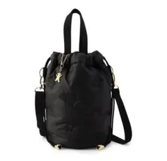 FELLER ブラック 巾着ショルダーバッグ