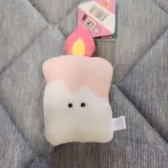 つぶらな瞳のハロウィン ろうそく ぬいぐるみキーホルダー