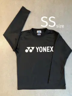 YONEX 男女兼用 黒 長袖 ロングTシャツ SS